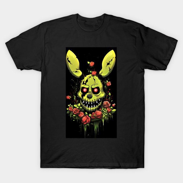 Afton Springtrap: Memento Mori T-Shirt by shecamefromcyberspace@gmail.com